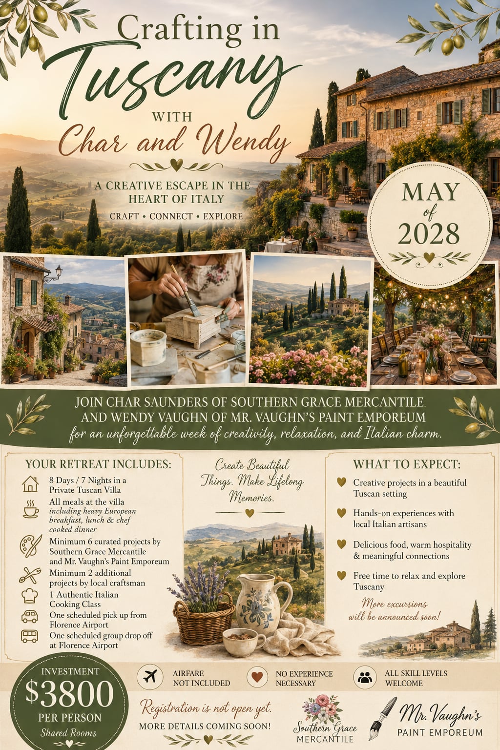 Crafting in Tuscany