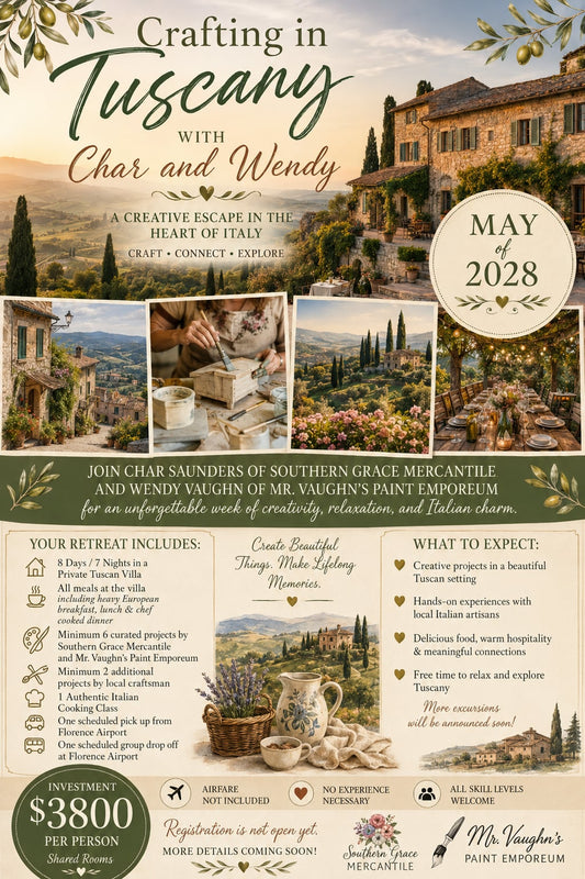 Crafting in Tuscany